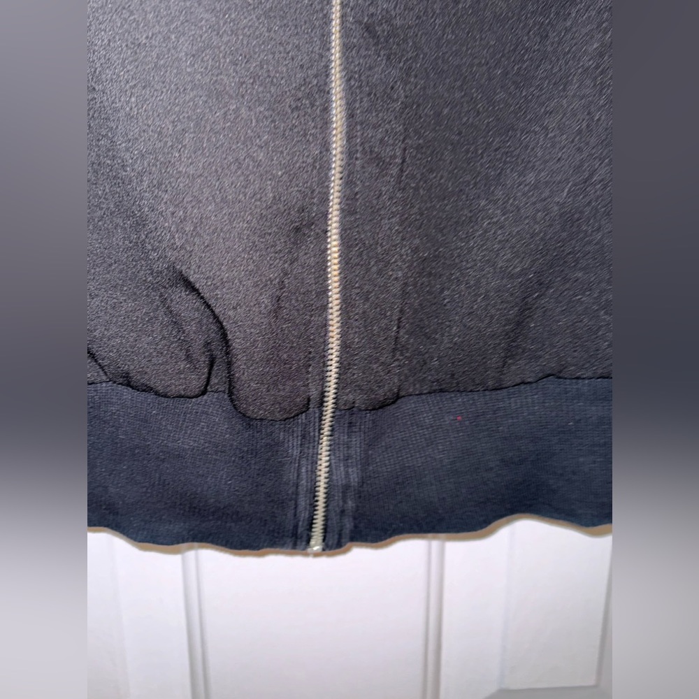 Zara Basic Black Lightweight Athletic/Track Jacke… - image 5